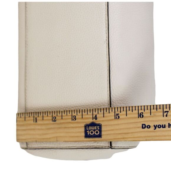 Michael Kors IVORY REAL LEATHER MEDIUM X-BODY SHOULDER BAG SATCHEL HANDBAG PURSE - Picture 13 of 16